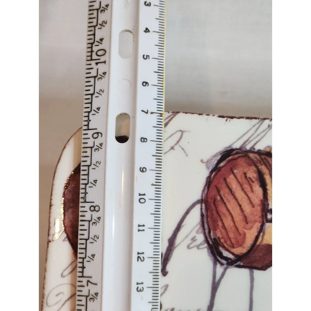 Vintage Williams Sonoma Ceramic Cheese Board Charcuterie 13